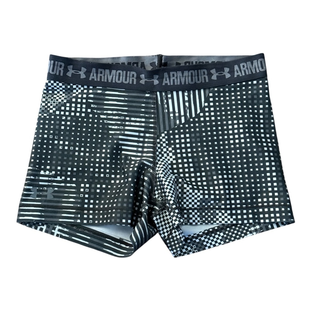 Women’s Medium Under Armour Black and Gray Athletic Shorts